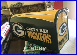 JUMBO GREEN BAY PACKERS CUSTOM MAiLBOX jersey hats