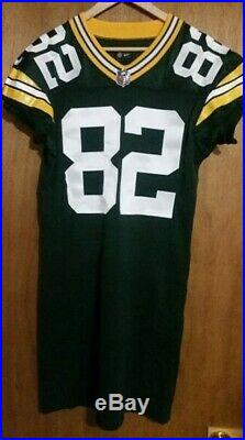 J'Mon Moore Green Bay Packers Signed Autographed Game Issued Home Jersey Sz 46