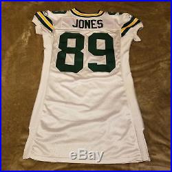 James Jones #89 2007 Rookie Jersey Green Bay Packers Game Cut Worn Used NFL