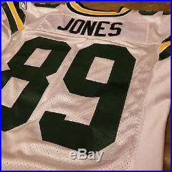 James Jones #89 2007 Rookie Jersey Green Bay Packers Game Cut Worn Used NFL
