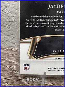 Jayden Reed 2023 Select Tie-Dye Suite Level /25 RC #434 Green Bay Packers