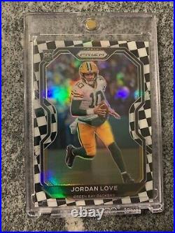 Jordan Love 2020 Prizm Checkerboard RC / Rookie #363 Packers! Very Rare
