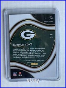 Jordan Love 2020 Select Green Disco Prizm Field Level Color Match 2/5 Rc Packers