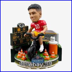 Jordan Love Green Bay Packers 2023 Training Camp Mini Scene Bobblehead NFL