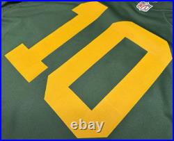 Jordan Love Green Bay Packers Nike #10 Game Jersey Green Alternate Size XL NWT