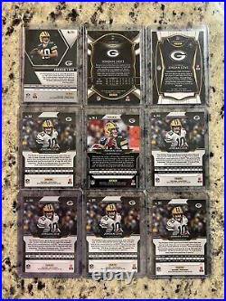 Jordan Love Rookie Card Lot Prizm, Select, & Mosaic Green Bay Packers QB 2x Silver