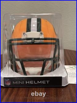 Jordan Love Signed Green Bay Packers Mini Speed Helmet XSP COA Auto #10