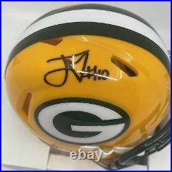 Jordan Love Signed Green Bay Packers Speed Mini-Helmet