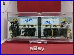 Jordy Nelson /Lacy 2015 Topps 14/36 Duel Auto Booklet 3-Color Jersey Packers