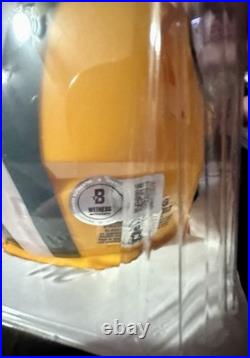 Josh Jacobs Autographed Mini Helmet Beckett Certified Green Bay Packers