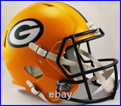 (LOT OF 3) Green Bay Packers FULL SIZE Replica Speed Football Helmets- NEW