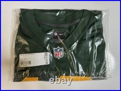 Large Jordan Love #10 Nike Game Jersey Color Rush Green Bay Packers Authentic