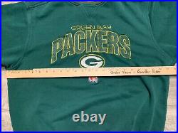 Logo Athletic Green Bay Packers Jumper Pullover Stitched Football Sweatshirt XL
