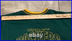 Logo Athletic Green Bay Packers Jumper Pullover Stitched Football Sweatshirt XL