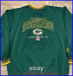 Logo Athletic Green Bay Packers Stitched Football Pullover Jumper Sweatshirt XL