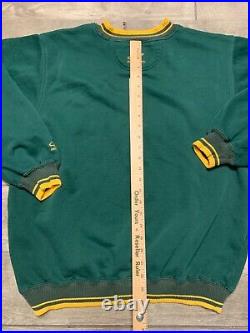 Logo Athletic Green Bay Packers Stitched Football Pullover Jumper Sweatshirt XL