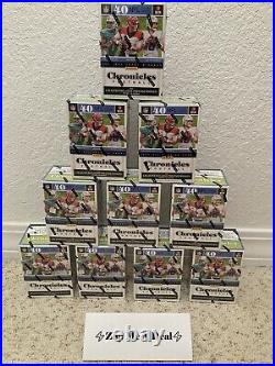 Lot 10 Chronicles NFL Football Blaster Box NFL Trading Cards Factory Sealed