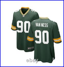 Lukas Van Ness Nike Green Bay Packers Green Home Game Football Jersey, Bnwt