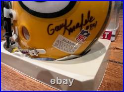 MULTI SIGNED GREEN BAY PACKERS Mini Helmet LONG THURSTON DALE ROBINSON KNAFELC +