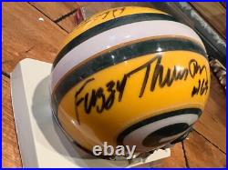 MULTI SIGNED GREEN BAY PACKERS Mini Helmet LONG THURSTON DALE ROBINSON KNAFELC +
