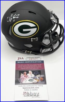 Matthew Golden Signed Autographed Green Bay Packers Mini Helmet JSA COA Matthew Golden Signed Autographed Green Bay Packers Mini Helmet JSA COA
