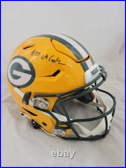 Matthew Golden Signed Green Bay Packers F/s Speedflex Authentic Helmet Beckett