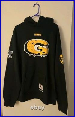 Men's Mitchell & Ness x Lil Wayne Green Bay Packers Melt Pullover Hoodie XL