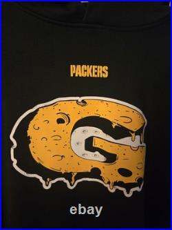 Men's Mitchell & Ness x Lil Wayne Green Bay Packers Melt Pullover Hoodie XL