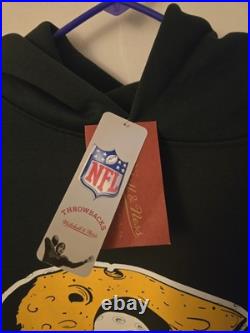 Men's Mitchell & Ness x Lil Wayne Green Bay Packers Melt Pullover Hoodie XL