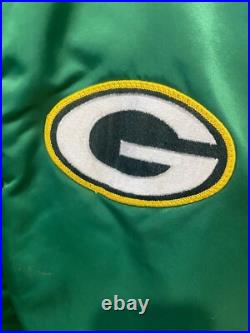 Men's Vintage Green Bay Packers Satin Chalk Line Jacket XXL Great Condition