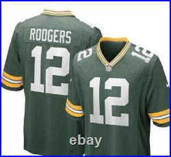 Mens Green Bay Packers Aaron Rodgers Nike Green Game Jersey M WITH TAGS