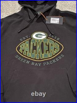 Mens Green Bay Packers HUGO BOSS X NFL Size 2XL XXL Black Pullover Hoodie NWT Mens Green Bay Packers HUGO BOSS X NFL Size 2XL XXL Black Pullover Hoodie NWT