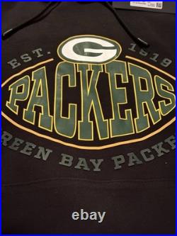 Mens Green Bay Packers HUGO BOSS X NFL Size 2XL XXL Black Pullover Hoodie NWT Mens Green Bay Packers HUGO BOSS X NFL Size 2XL XXL Black Pullover Hoodie NWT