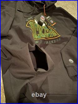 Mens Green Bay Packers HUGO BOSS X NFL Size 2XL XXL Black Pullover Hoodie NWT Mens Green Bay Packers HUGO BOSS X NFL Size 2XL XXL Black Pullover Hoodie NWT
