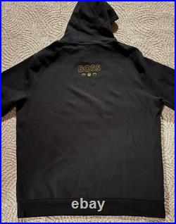 Mens Green Bay Packers HUGO BOSS X NFL Size 2XL XXL Black Pullover Hoodie NWT Mens Green Bay Packers HUGO BOSS X NFL Size 2XL XXL Black Pullover Hoodie NWT