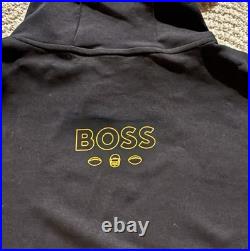 Mens Green Bay Packers HUGO BOSS X NFL Size 2XL XXL Black Pullover Hoodie NWT Mens Green Bay Packers HUGO BOSS X NFL Size 2XL XXL Black Pullover Hoodie NWT