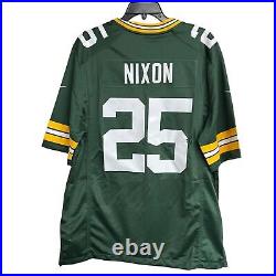 Mens Nike Green Bay Packers Keisean Nixon #25 Official NFL Football Jersey