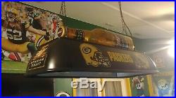 Miller Genuine Draft Green Bay Packers football pool table bar light