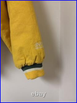 Mirage Green Bay Packers NFL Vintage Throwbacks Jacket Size L Green Yellow White
