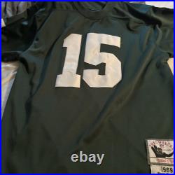 Mitchell Ness 1969 Green Bay Packers #15 Bart Starr NFL Football Jersey Mens 52 Mitchell Ness 1969 Green Bay Packers #15 Bart Starr NFL Football Jersey Mens 52