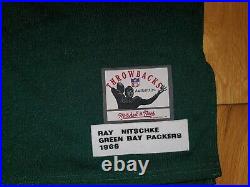 Mitchell & Ness Ray Nitschke 1966 GREEN BAY PACKERS Authentic NFL Team JERSEY 52