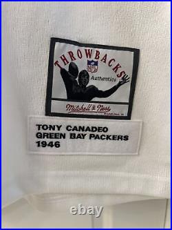 Mitchell & Ness Throwback 1946 Tony Canadeo Green Bay Packers Jersey