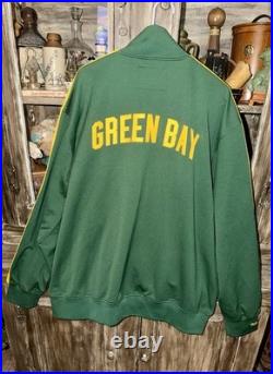 Mitchell & Ness Throwback Greenbay Packers Jacket Mens 2XL Varsity Style NFL