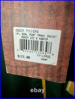 Mitchell & Ness Throwback Greenbay Packers Jacket Mens 2XL Varsity Style NFL