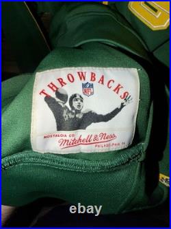 Mitchell & Ness Throwback Greenbay Packers Jacket Mens 2XL Varsity Style NFL