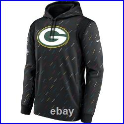 NEW 2021-22 Authentic Nike Green Bay Packers Men's NFL Crucial Catch Hoodie