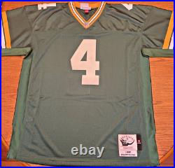 NEW Brett Favre 52 XXL Green Bay Packers Mitchell & Ness Men's 1996 Jersey #4