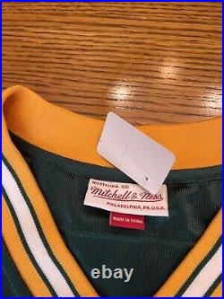 NEW Brett Favre 52 XXL Green Bay Packers Mitchell & Ness Men's 1996 Jersey #4