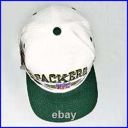 NEW NWT Vintage 90s Green Bay Packers NFL Logo Athletic Diamond Snapback Hat