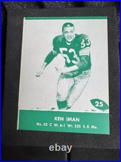 NFL 1961 Green Bay Packers Lake to Lake Football Card Card Lot 16 Cards NFL 1961 Green Bay Packers Lake to Lake Football Card Card Lot 16 Cards